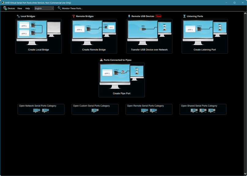 Free Virtual Serial Ports Screenshot